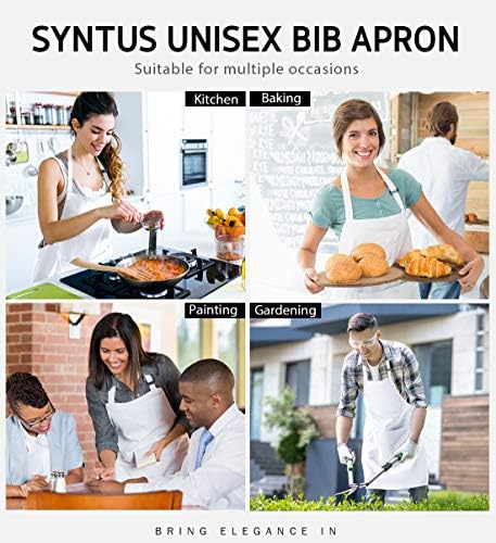 Syntus 12 Pack Apron with 2 Pockets Aprons - Image 7