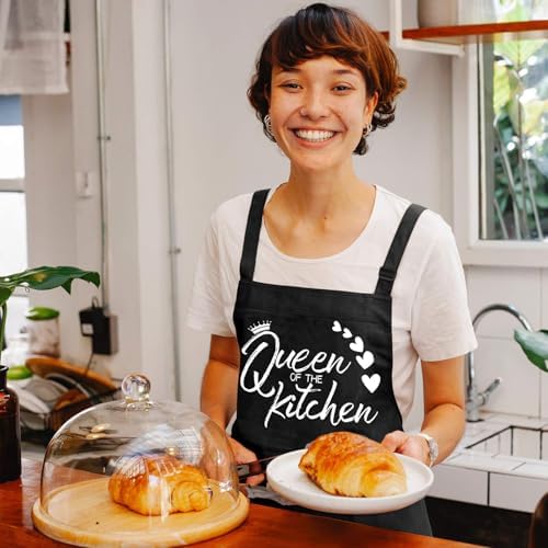 Rosoz Funny BBQ Black Chef Aprons - Image 5