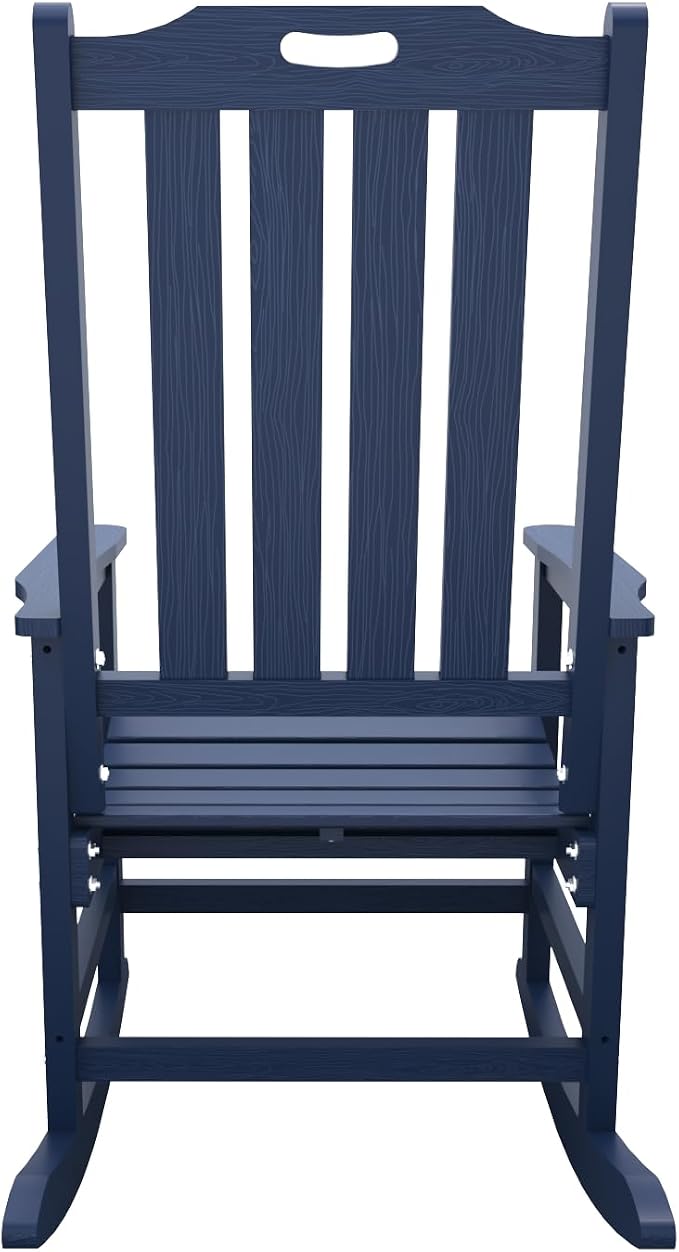 THOEOE Outdoor Rocking Chairs, Oversized Patio Rocking Chair | HDPE Outdoor - Image 10