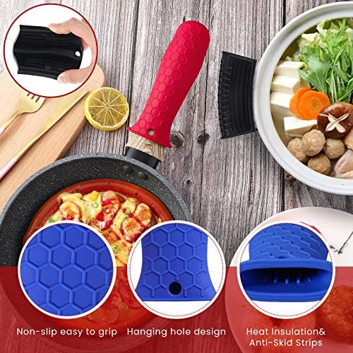 Patelai 8Pcs Silicone Cast Iron Handle Cover - Image 3
