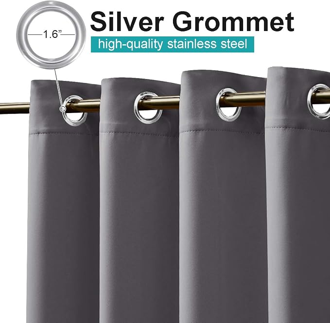 NICETOWN Fade Resistant Patio Curtains Outdoor Waterproof, Fade-Proof Curtains - Image 7