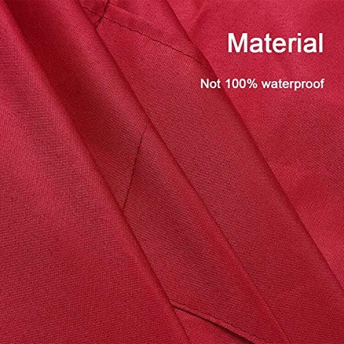 16 Pack Red Bib Plain Aprons Bulk - Image 5