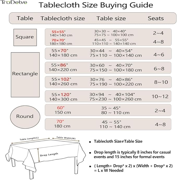 TruDelve Round Tablecloth 70 Inch Beige Striped Cloth Tablecloths Fall Tablecloths Outdoor Table Cloth Round Cover (Beige,70",Round)