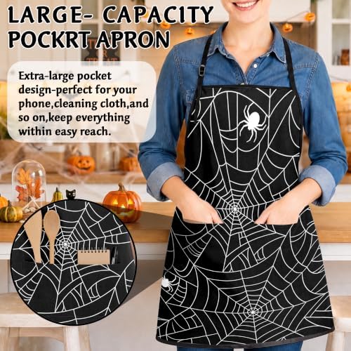 Apron for Women Men with Pockets, Adjustable Oxford Fabric Chef Aprons for - Image 5