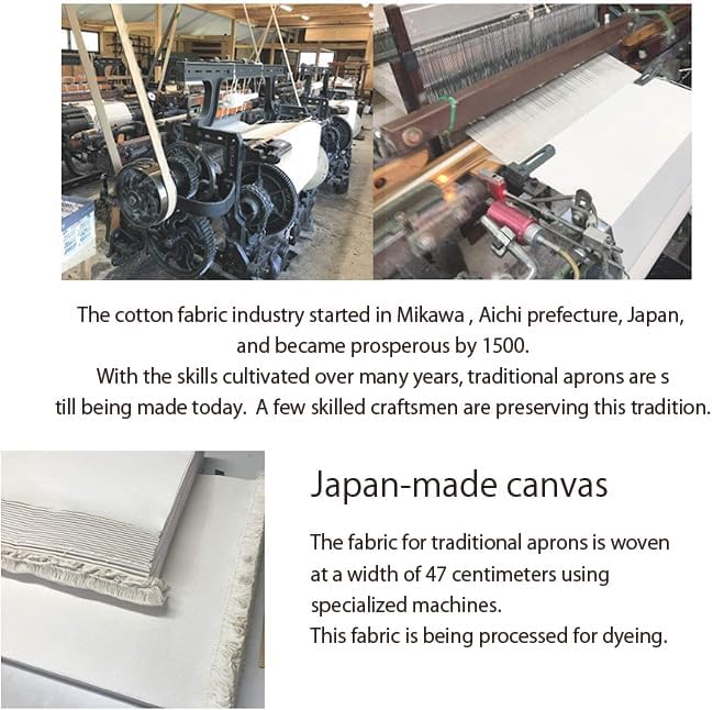 Toyohashi HoMaekake: Handmade Japanese Canvas Waist Apron - Image 3
