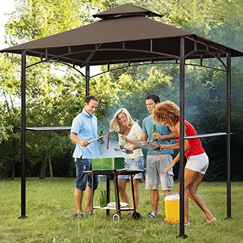 Eurmax USA High Performance Grill Gazebo Canopy Replacement Cover 5x8 - Image 7