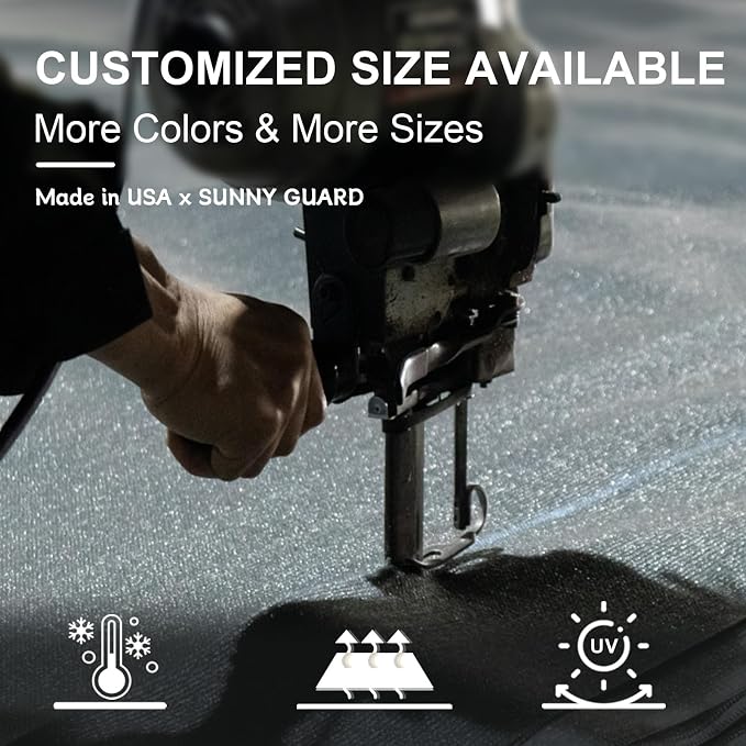 SUNNY GUARD Custom Size 6'x9' Peach Fuzz Sun Shade Sail Rectangle UV Block Shade - Image 8