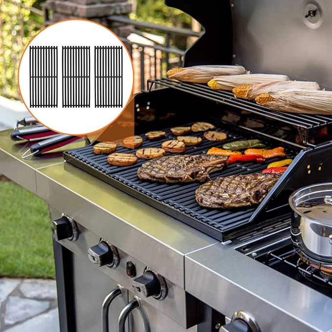 BQMAX 17" Cooking Grate Replacement Parts for Charbroil TRU Infrared 3 Burner 463242516 463355220 466242516 463246018 466242515 466242615 463243016 G466-2400-W1 for Charbroil Grill Replacement Parts