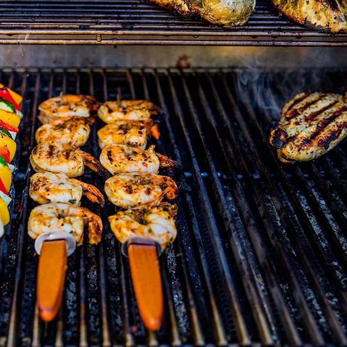 Starter Kit (Charcoal Grid and Charcoal Chips 2lbs) Convert Gas Grill to Charcoal in Minutes - All-Natural Hardwood Charcoal - Save time Compared to Cooking on Conventional Charcoal Grill.