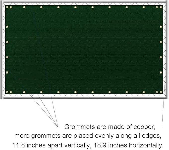 Sunnyglade 5 feet x 50 feet Privacy Screen Fence Heavy Duty Fencing Mesh Shade Net Cover for Wall Garden Yard Backyard (Green, 5 ft X 50 ft)