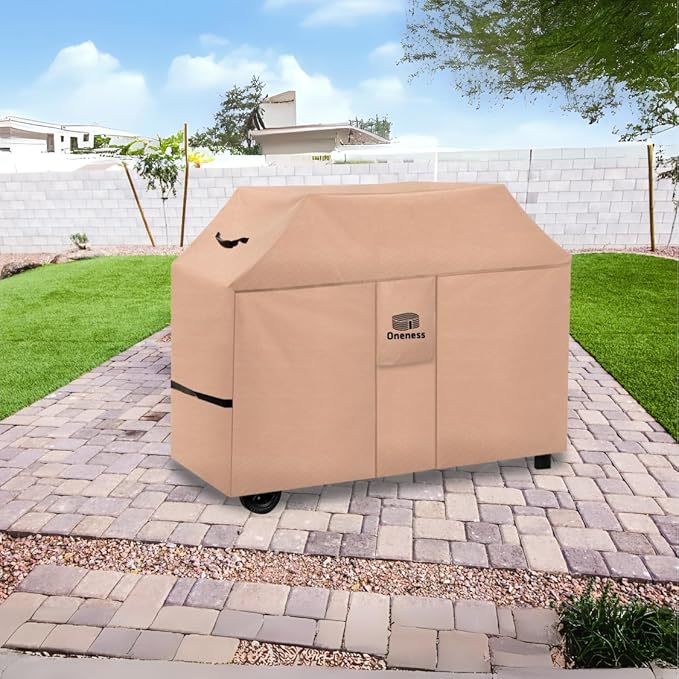 Oneness Grill Cover,54 inch Waterproof Weather Resistant BBQ Gas Grill Cover for Weber Spirit Char-Broil Performance,No Fading Within 2 Years