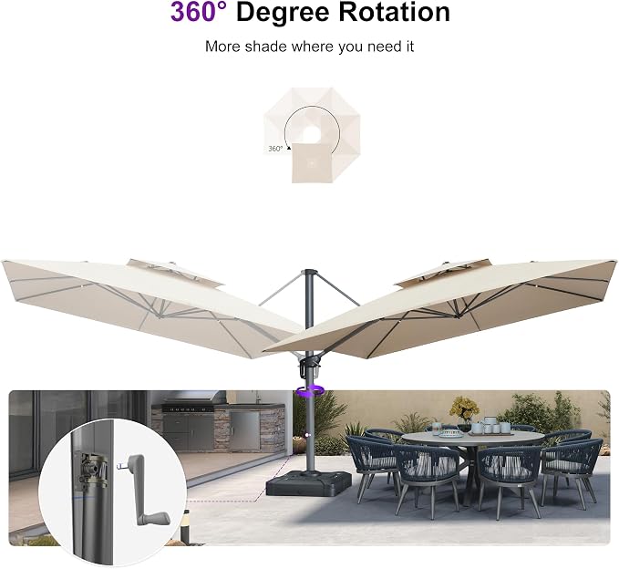 PURPLE LEAF Sunbrella Patio Umbrella - Image 9