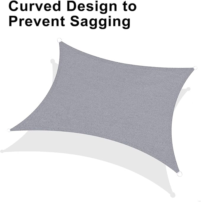 LOVE STORY Custom Size 5' x 10' Sun Shade Sail - Image 6