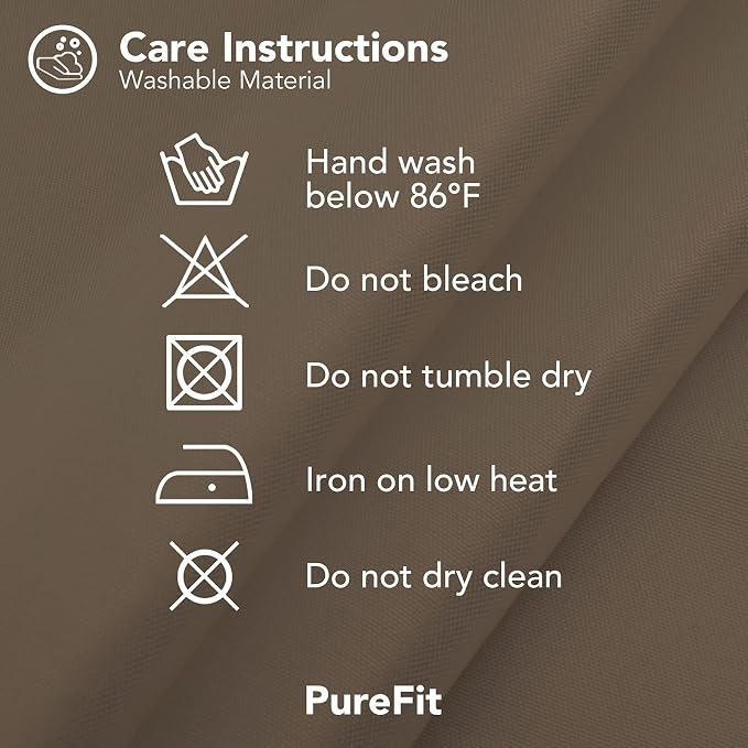 PureFit Outdoor Curtains for Patio Waterproof Weatherproof Outside Curtains | - Image 7