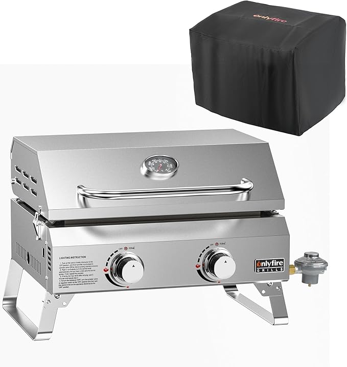 23.6" Grill Cover for Gas Stoves and Oven, Fits GS318 GS322, Waterproof BBQ Cover Suitable for Blackstone, Cuisnart, Pit Boss, Char-Broil, Monument and More, CV702