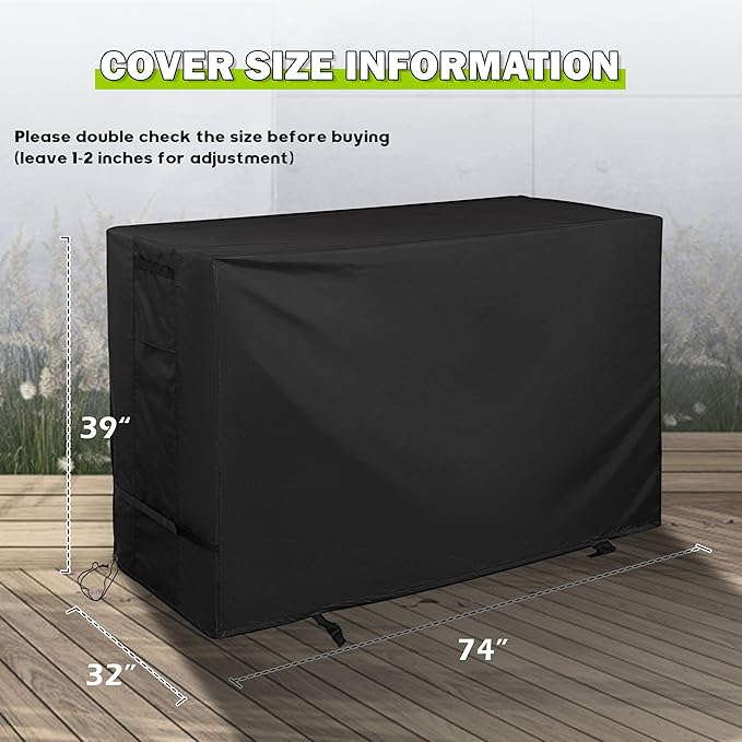 Grill Cover for Blackstone 28" Culinary Pro XL Range-top Griddle 1963, Outdoor Griddle Cover for Blackstone 28in Culinary Pro Grill with Air Fryer Drawer 1916, Protective Flat Top Grill Cover