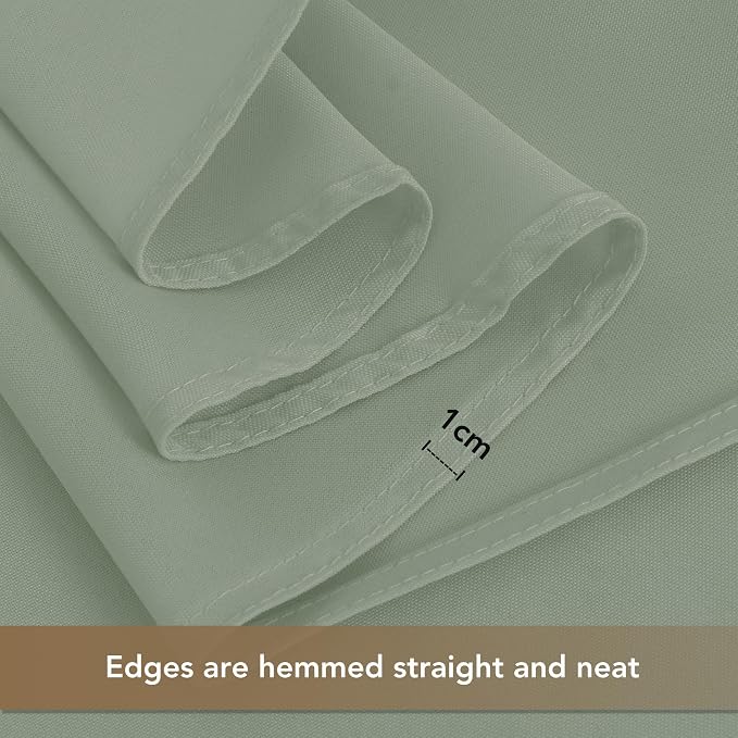 Grommet Outdoor Curtains for Patio Waterproof 8 Pcs 54x108 In Sage Green | - Image 8
