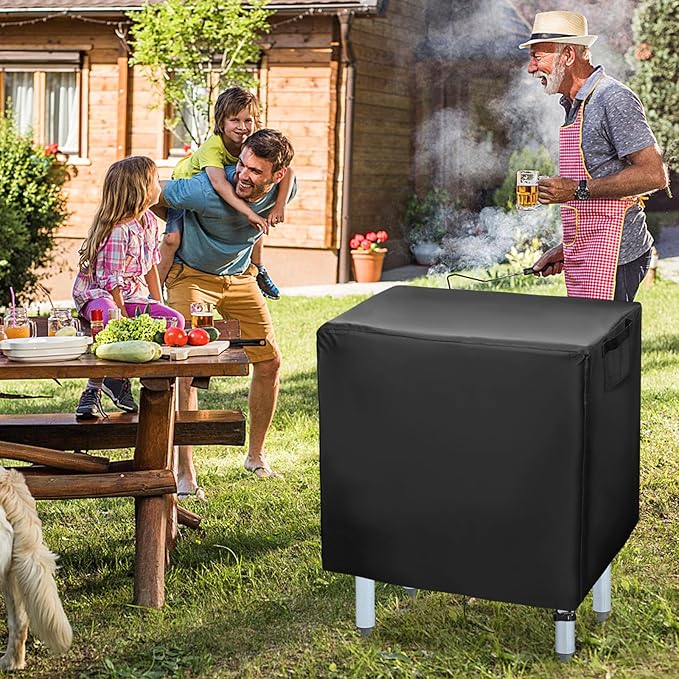 Outdoor Prep Table Cover,30 Inch Waterproof Stainless Steel Prep Cart Cover,Outdoor kitchen Grill Bbq Food Prep Table Covers - 30 x 30 x 35 Inch