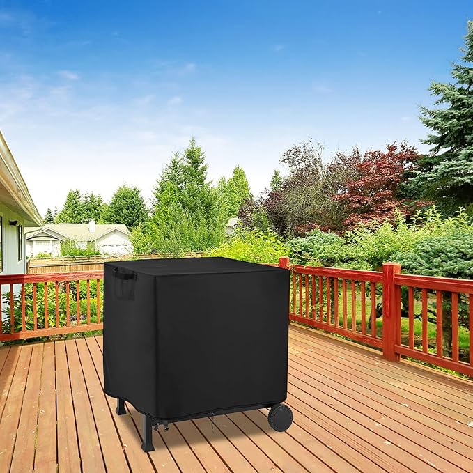 Outdoor Dining Cart Cover for Feasto 34 Inch Three-Shelf Movable Food Prep and Work Cart Table,Waterproof Outdoor Grill Cart Pizza Oven Table Cover - 34 X 17 X 32 Inch