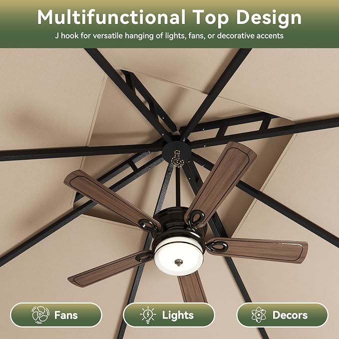 10'x10' Gazebo, Metal Frame Canopy - Image 8