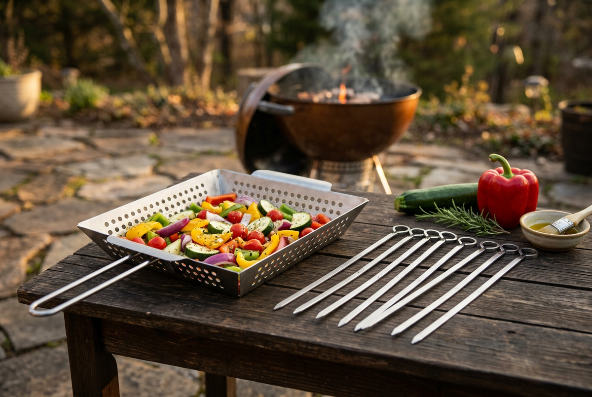 Grill Baskets & Skewers