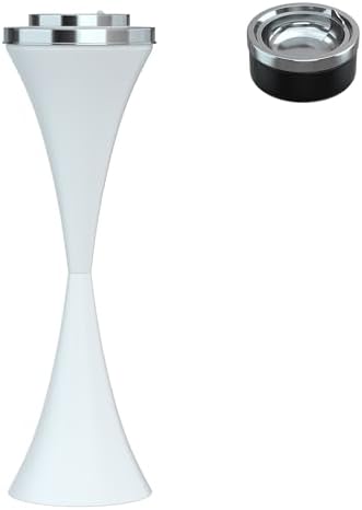 RELIANCER Floor Standing Ashtray w/Detachable Cigar Container, Stainless Steel by RELIANCER
