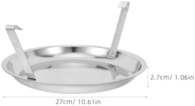 Charcoal Barbecue Ash Catcher Pan 27cm Metal Tray - Image 2