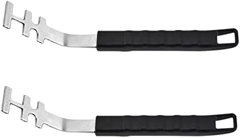 2pcs Stainless Steel Barbecue Grate Lifters by Unknown