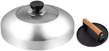 5.7inch Heavy Duty cast Iron Smash Burger Press Grill Press Burger Smasher by JNXHON