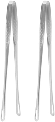 8.2 Inches Kitchen Tongs Korean BBQ Tweezers by Teqooza