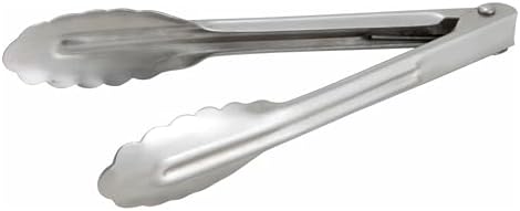 Winco Coiled Spring Heavyweight Stainless Steel Utility Tong by Winco