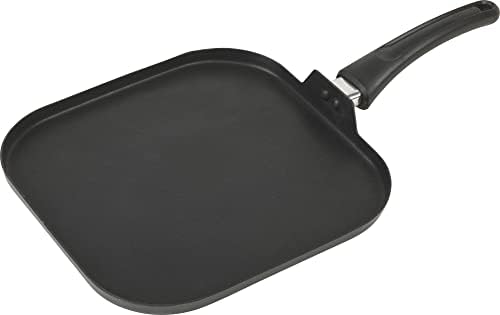 GoodCook 11-Inch Square Griddle Pan, Nonstick Aluminum Frying Pan, Even Heating by GoodCook
