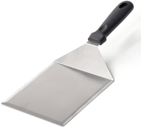 Wide Metal Spatula, Stainless Steel Griddle Spatula by ROCKSHEAT
