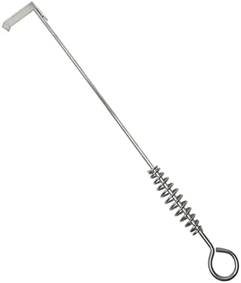 17.5" BBQ Ash Tool Poker Rake, Charcoal and Grill Cleaning Ash Tools by Quantfire