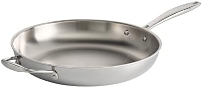 Tramontina Signature Tri-Ply Clad Stainless Steel 12-Inch Large Frying Pan by Tramontina