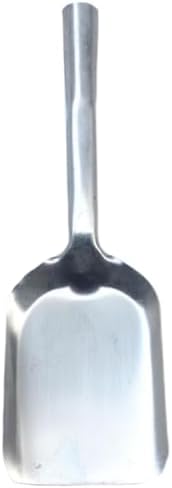 15.4-Inch Ash Shovel, Heavy-Duty Stainless Steel Flat Coal Shovel by Veesper