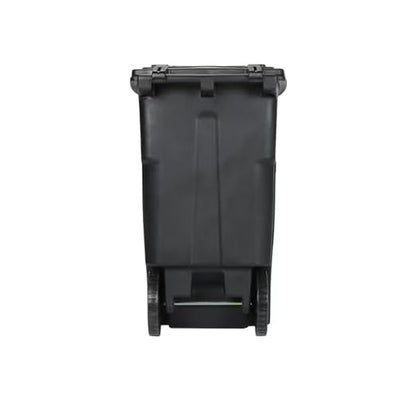Premium 64 Gallon Black Wheeled Trash Can Bundle – Heavy Duty Municipal-Style Outdoor Garbage Container with Hinged Lid, Odor Control System, Fragrance Packets & Liners for Home, HOA & Commercial Use