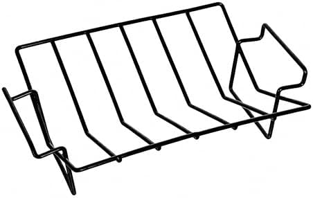 Turkey Rack Stainless Steel BBQ Rib Roasting Rack Roaster Pan Non-Slip by Unknown