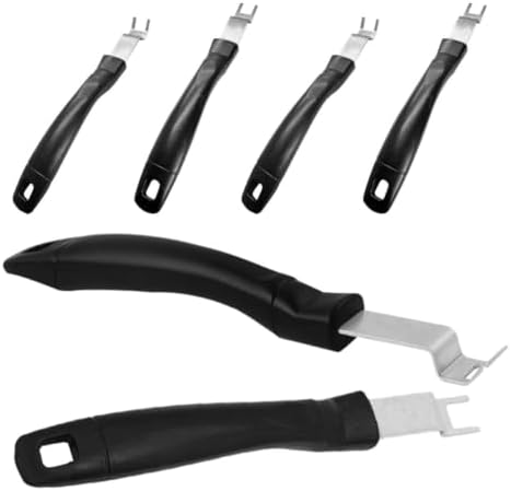 6pcs Portable Stainless Steel Grill Lifter by POPETPOP