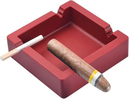 Large Ashtray for Cigarettes Cigars Big Outdoor Ashtrays Built-in 4 Dual-use by OILP