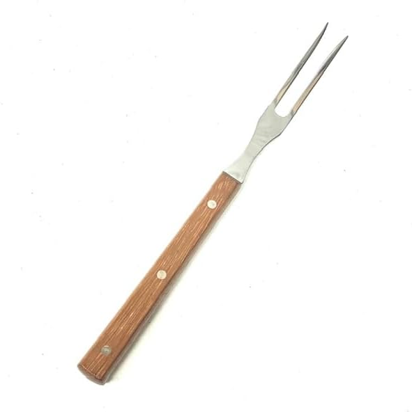 13-Inch Stainless Steel BBQ Grill Meat Fork - Image 3