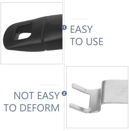 4pcs Grill Grate Lifter Gripper Stainless Steel Heat Resistant Tool - Image 3