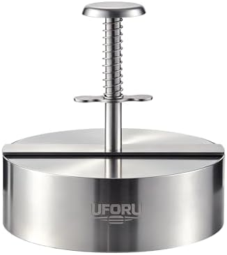 UFORU 5.5" XL Burger Press, 304 Stainless Steel Hamburger Press Patty Maker by UFORU