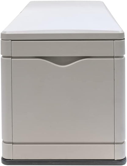 LIFETIME 60040 Deck Box, 130 Gallon, Desert Sand