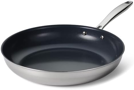 Tramontina Signature 12-Inch Tri-Ply Clad Stainless Steel Large Frying Pan by Tramontina