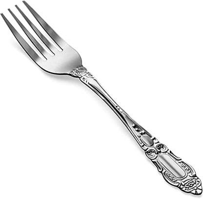 DecorRack 12pcs Dinner Forks, Stainless Steel, 7.5 inches, Dishwasher Safe by DecorRack