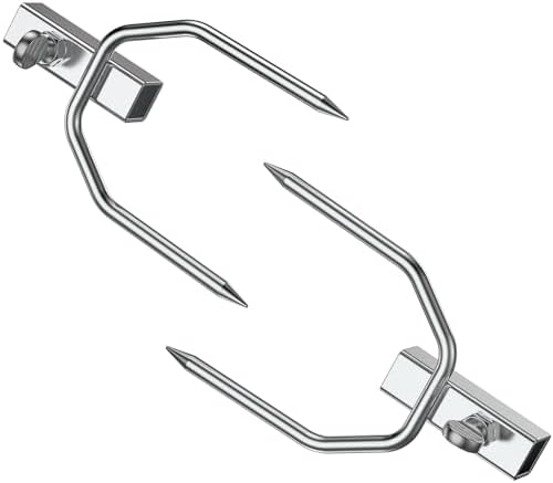 onlyfire 6104 Chromed Heavy Duty BBQ Rotisserie Meat Fork - Image 2