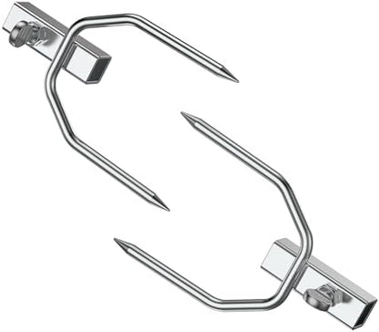 onlyfire 6104 Chromed Heavy Duty BBQ Rotisserie Meat Fork - Image 2