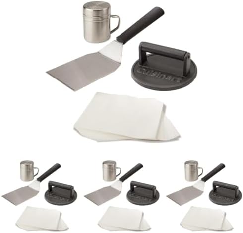 Cuisinart Smash Burger Kit w/Burger Press, Shaker & Patty Papers by Cuisinart