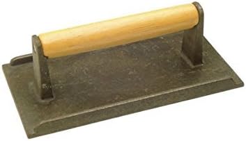 Cast Iron Steak Weight & Bacon Press by Unknown
